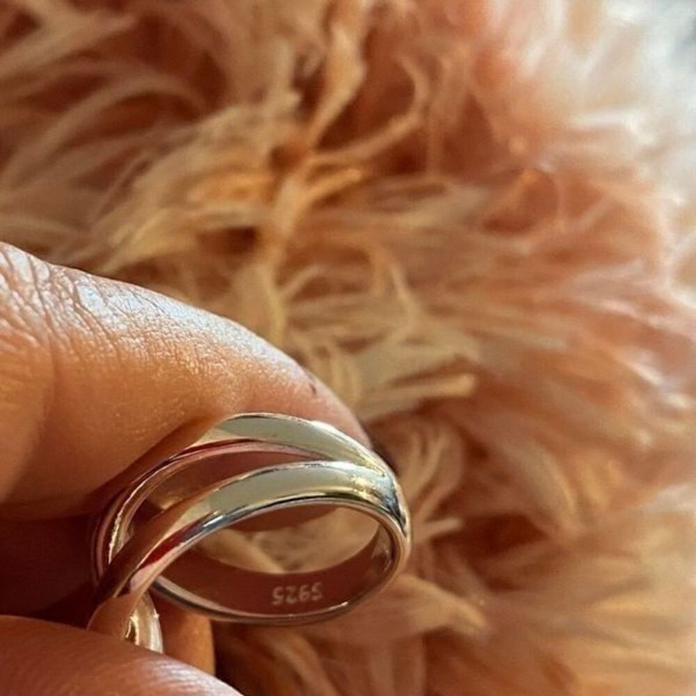 The Whitney Silver 925 adjustable modern statement ring - Picture 10 of 12